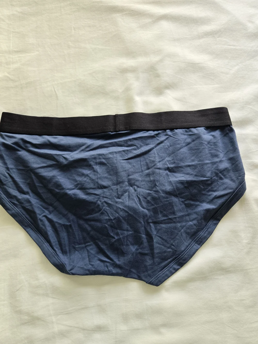 NWT Pact Men's Organic Cotton Everyday Brief French Navy Heather Size L